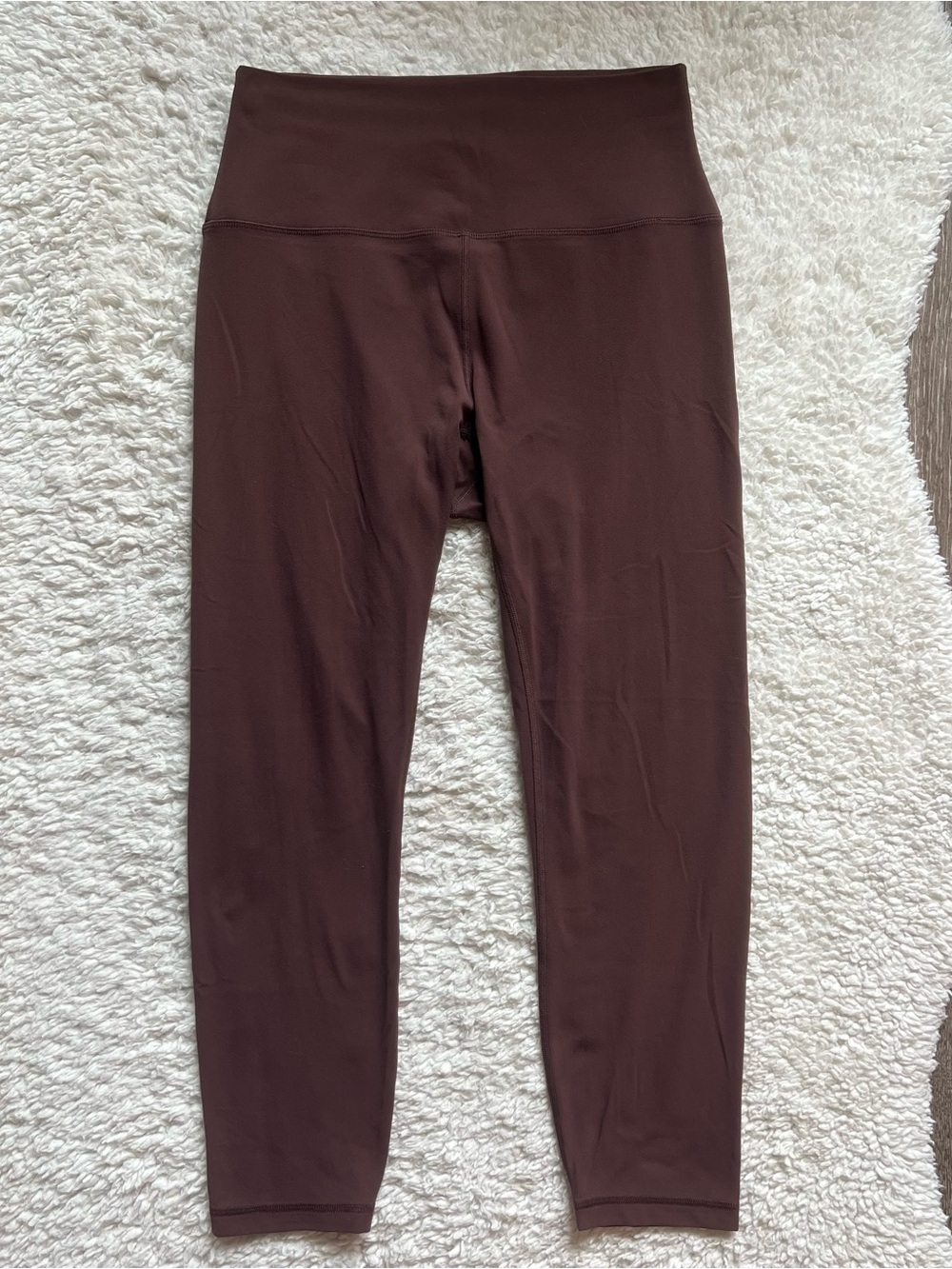 CRZ Yoga Women’s Butterluxe 28” Leggings Lava Brown High Waisted (M)